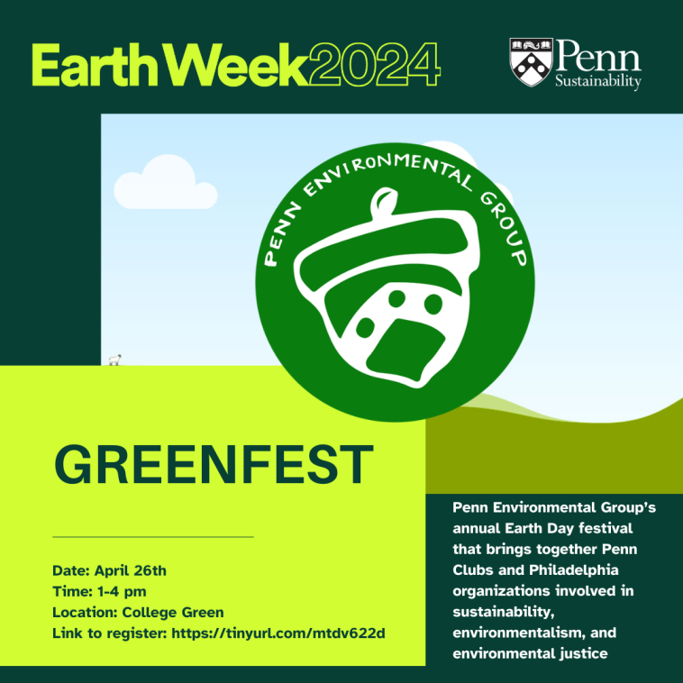 Flyer for GreenFest 2024